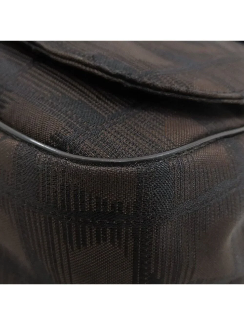 Chanel New Travel Line Shoulder Bag Nylon Jacquard